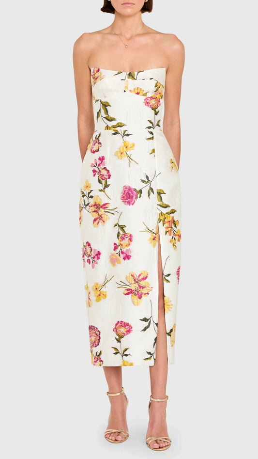 Amanda Uprichard - Ivy Strapless Midi Dress