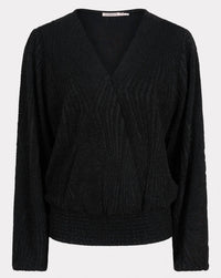 Esqualo - V neck pullover blouse