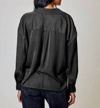 Dh New York - Emery Satin Button Down Top