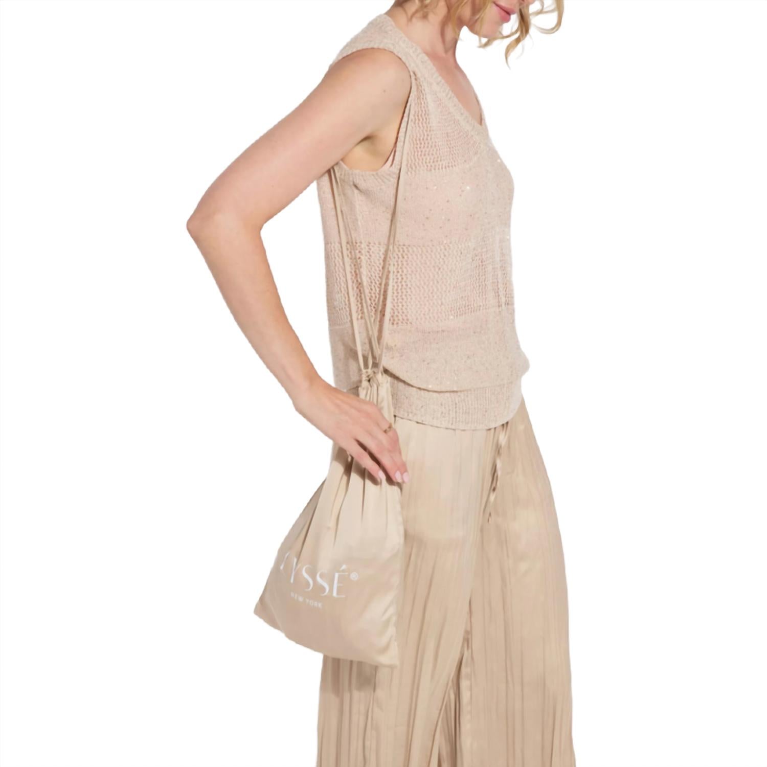 Lysse - Sequined V-Neck Shell
