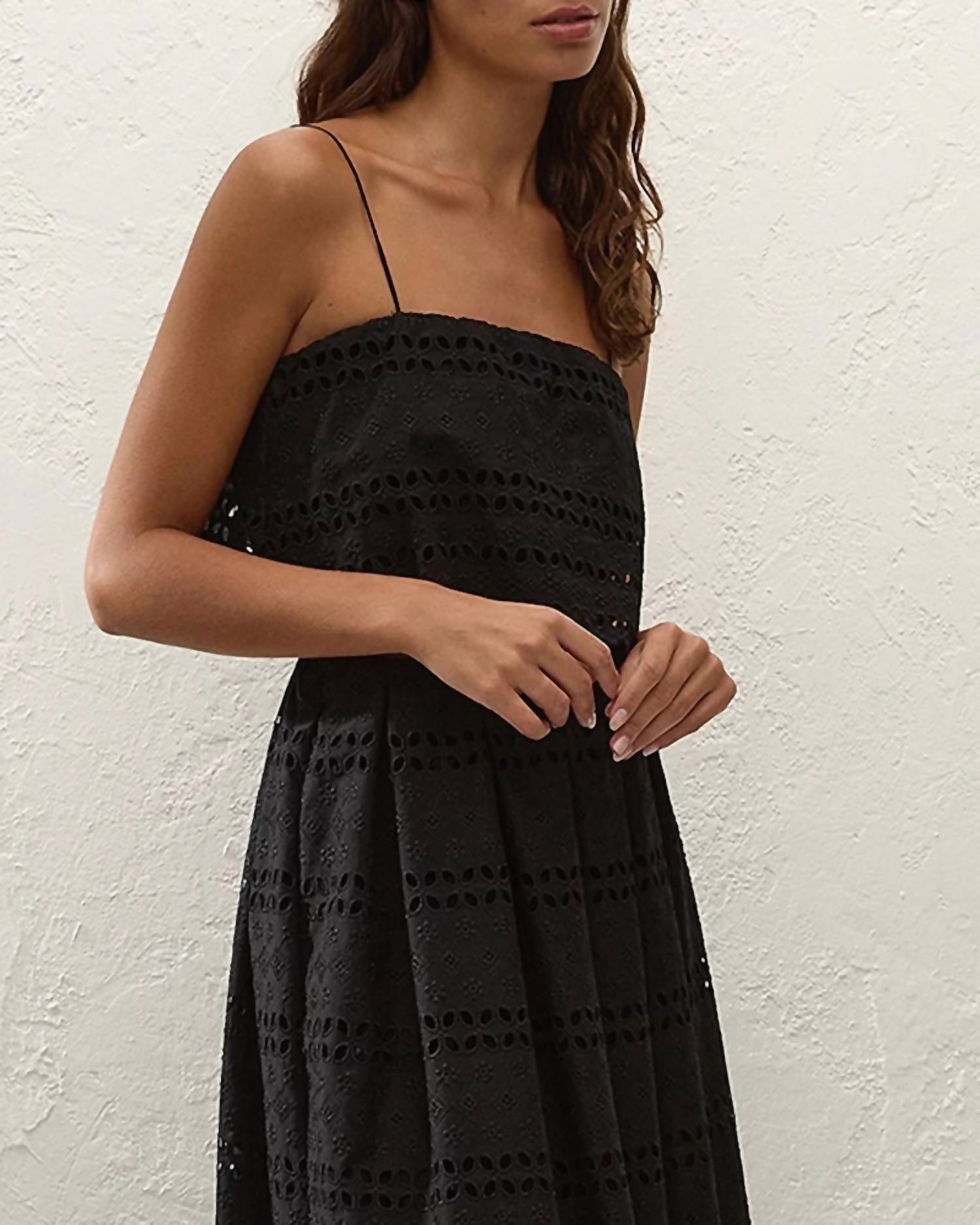 Faithfull The Brand - Abajo Cropped Eyelet Top