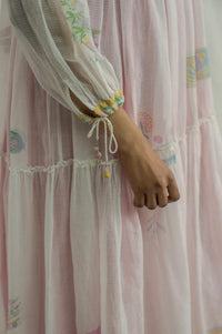 Eka Design Studio - Overlay Stripe Tiered Maxi Dress