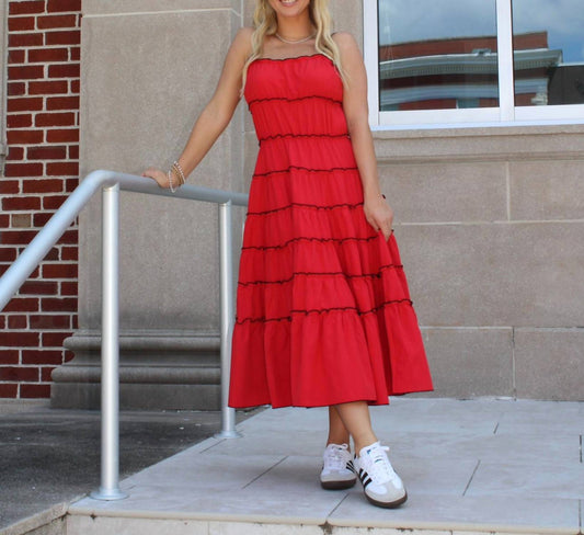 Tcec - Rally Ruched Midi Dress