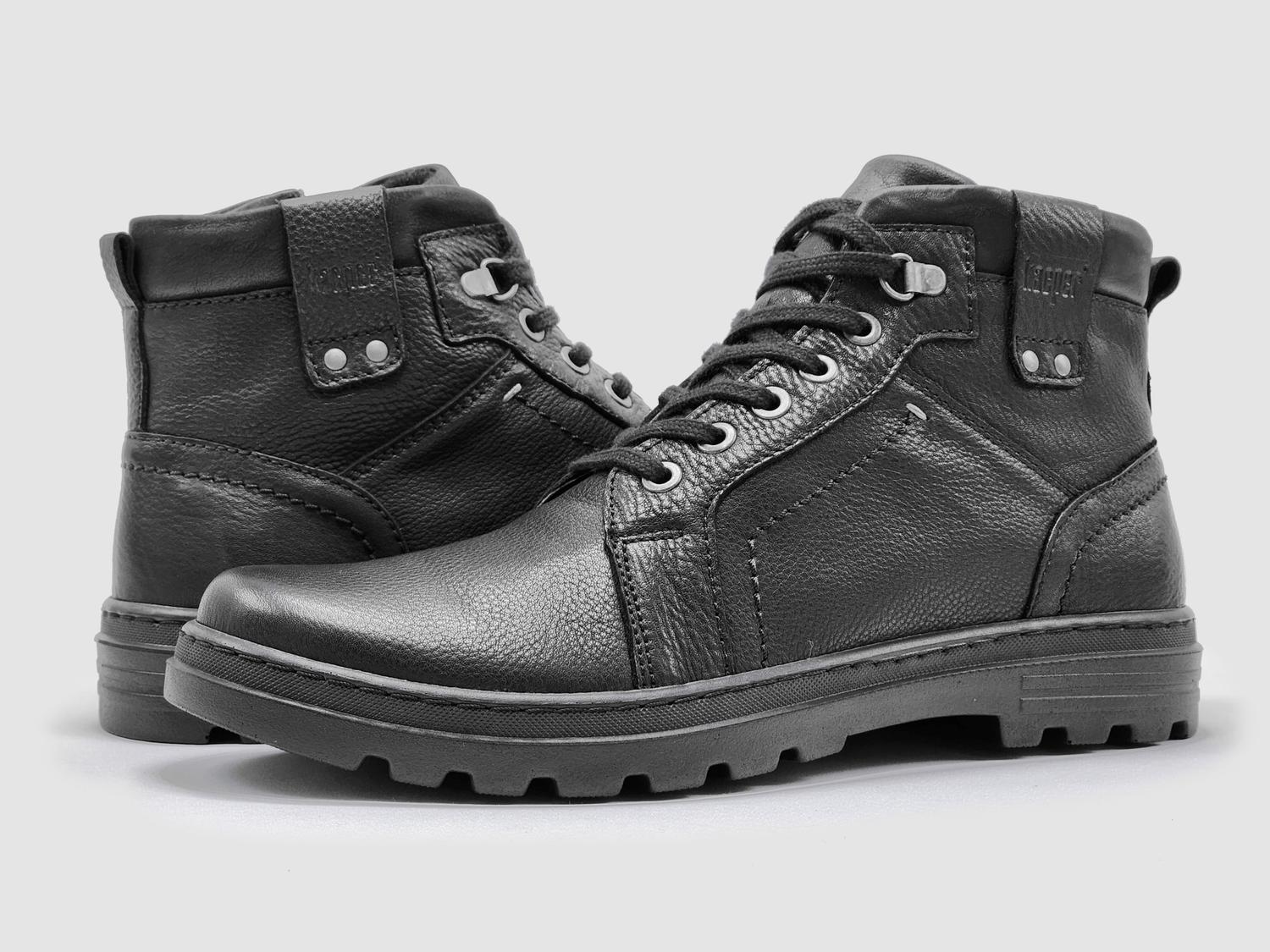 Kcr Group - Men's Utility Wool-lined Leather Boots