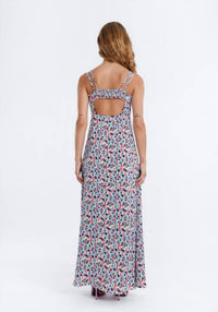 Ladies Long Printed Woven Dress