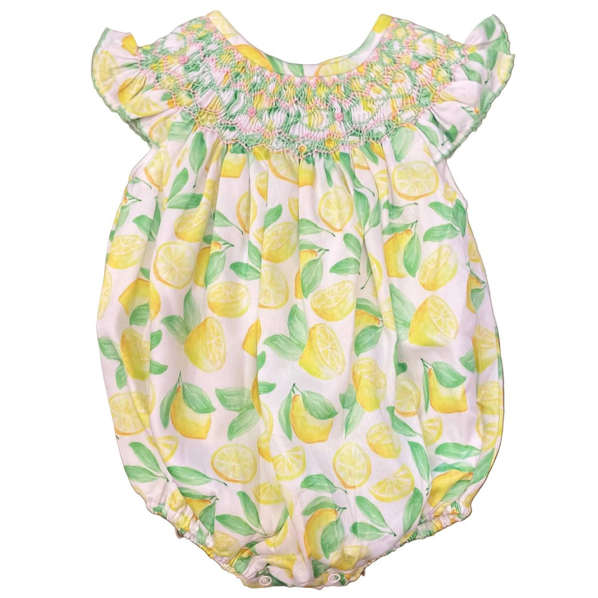 Teeta - Girls' Hallie Lemons Print Bubble Romper