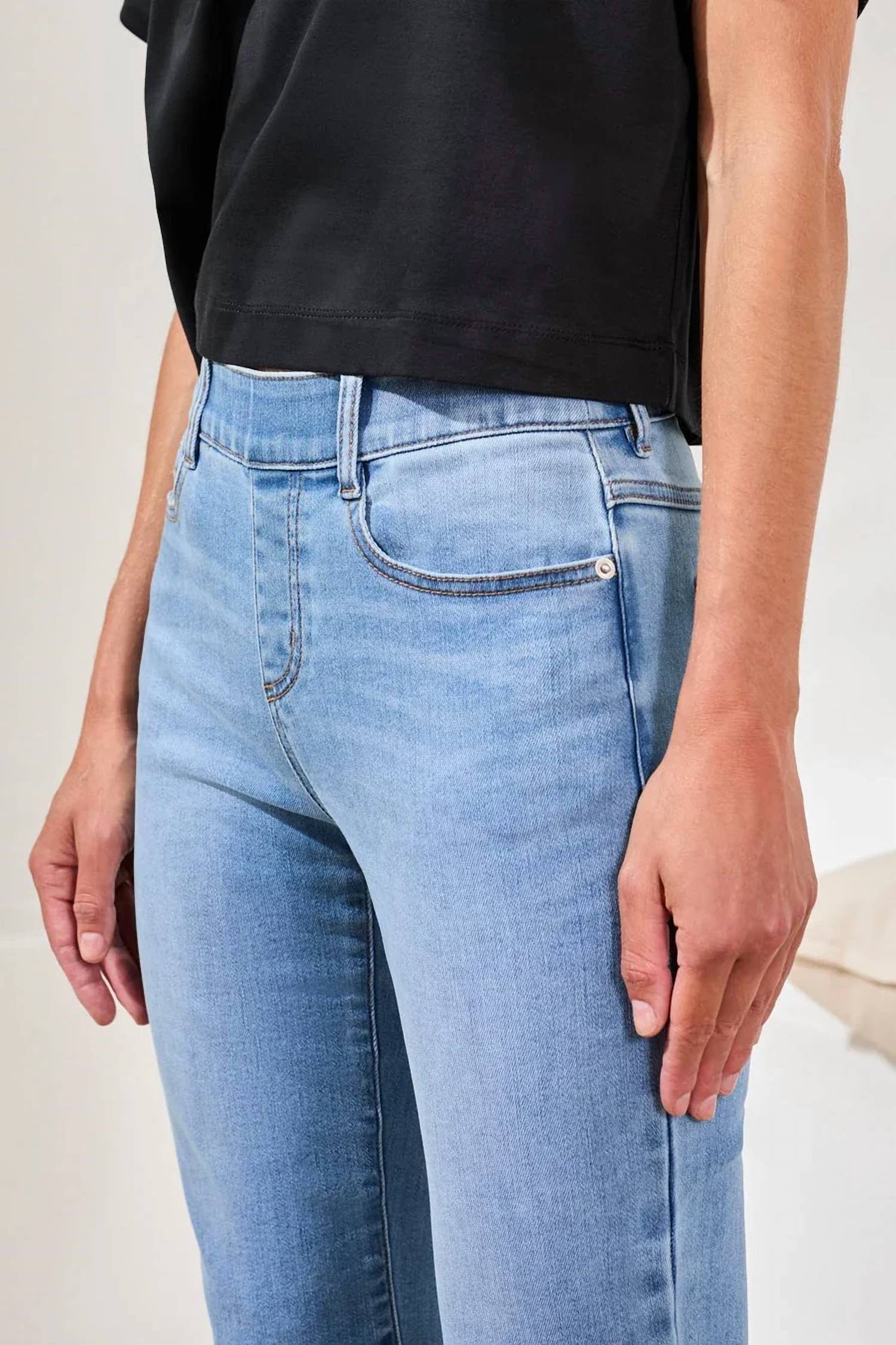 Tribal - Audrey Boundless Pull On Pedal Pusher Jeans