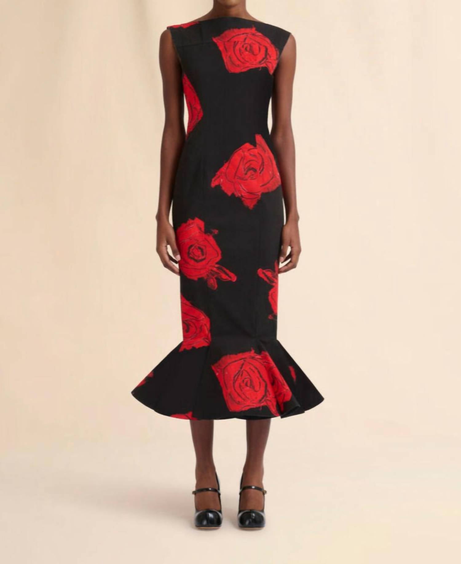 Marni - Juno Print Poplin Midi Dress