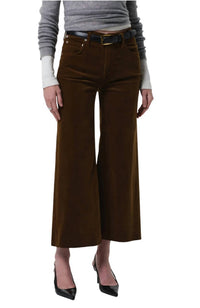 Citizens Of Humanity - Lyra Wide Leg Crop Corduroy Pants