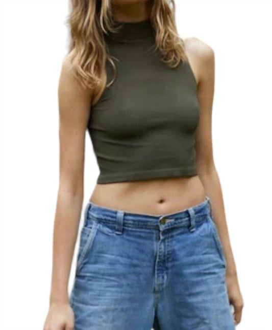 By Together - Seamless Turtle Neck Crop Top