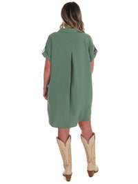 She + Sky - All the Reason Button Up Shirt Dress