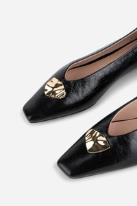 Intentionally Blank - Women's Celda Crinkle Patent Flat