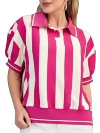 Carole Christian - Jasmine Stripe Top