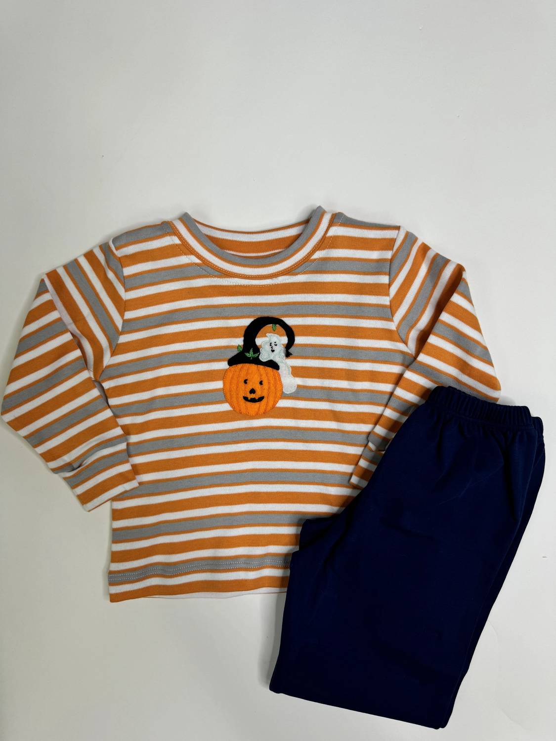 Squiggles - Kid's Pumpkin Pant Set
