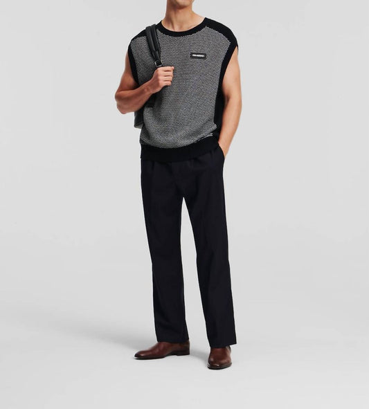 Karl Lagerfeld - Mono Logo Knit Vest