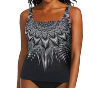 Active Spirit - New Awakening Chlorine Resistant Square Neck Tankini Top