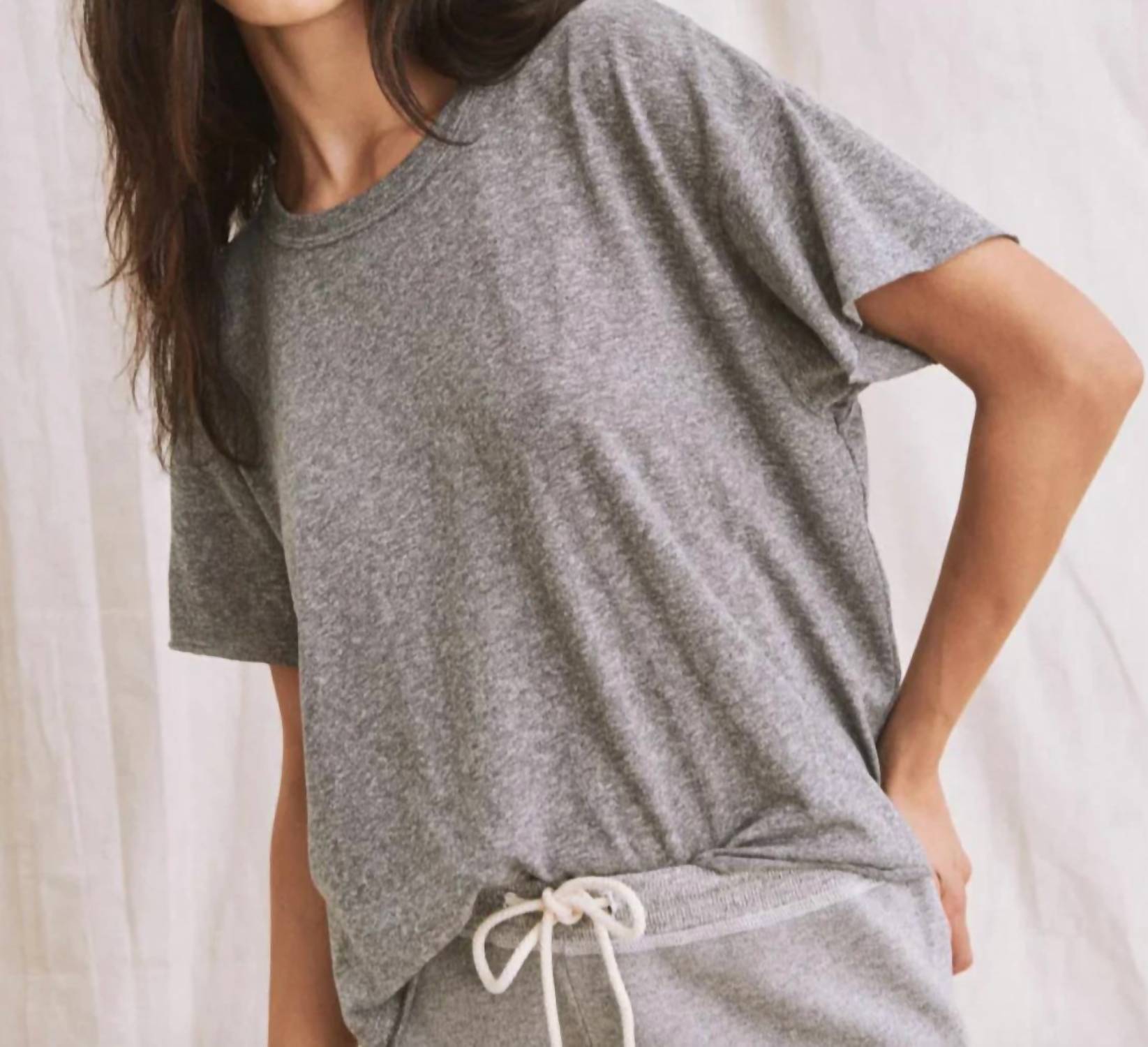 The Great. - Crop Short Sleeve Tee