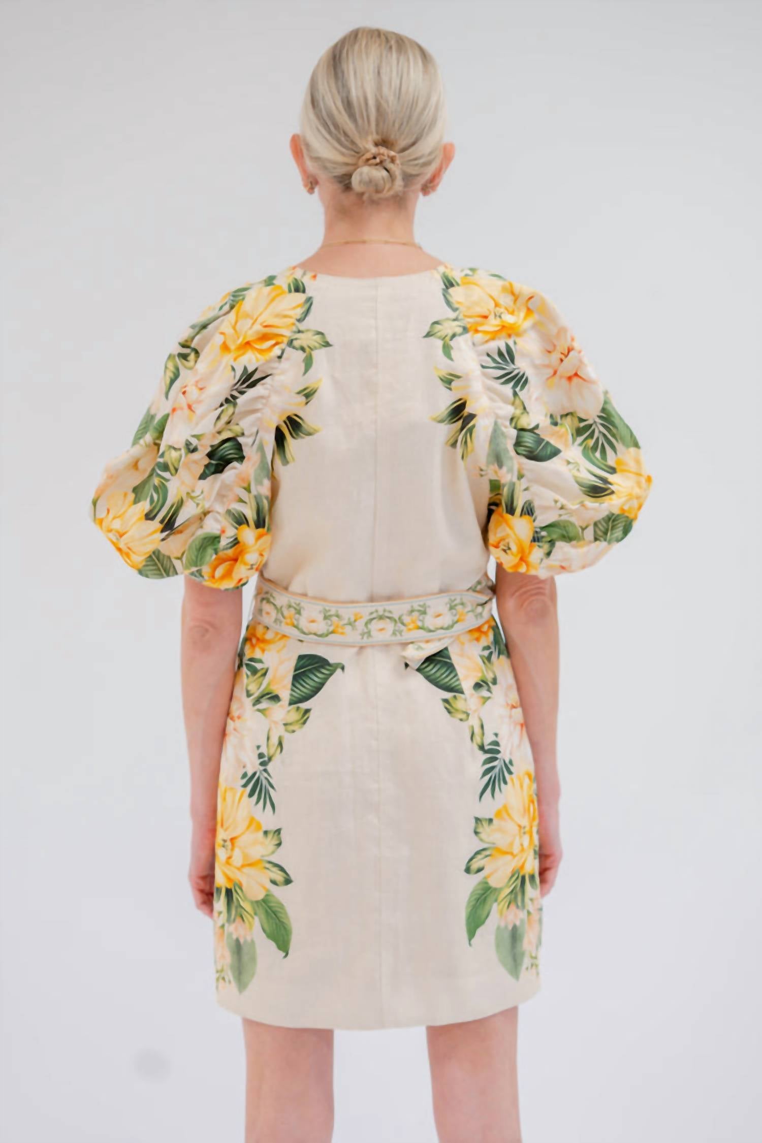 Farm Rio - Puffy Sleeve Mini Dress