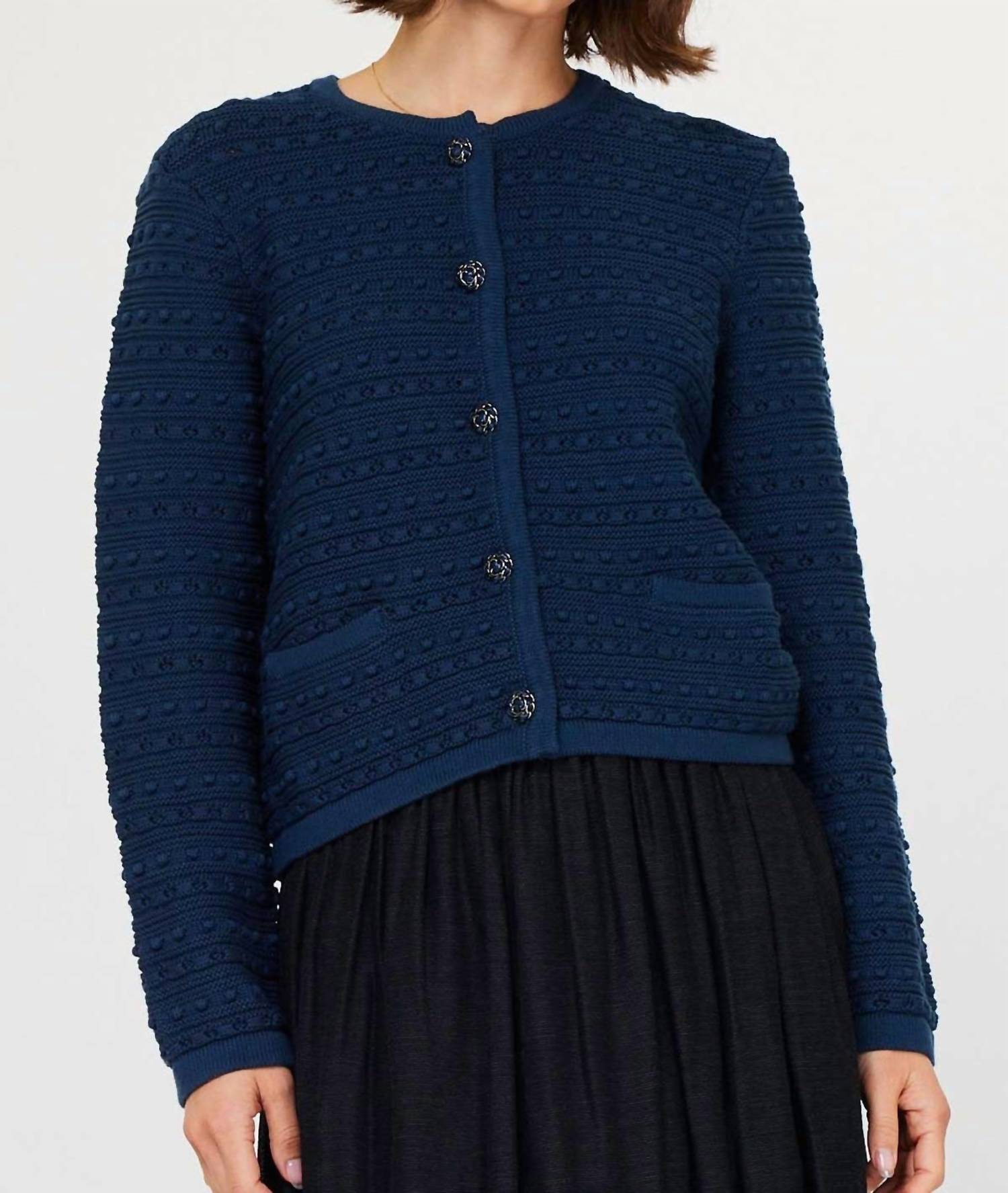 Nyland - Rose Long Sleeve Cardigan With Pockets