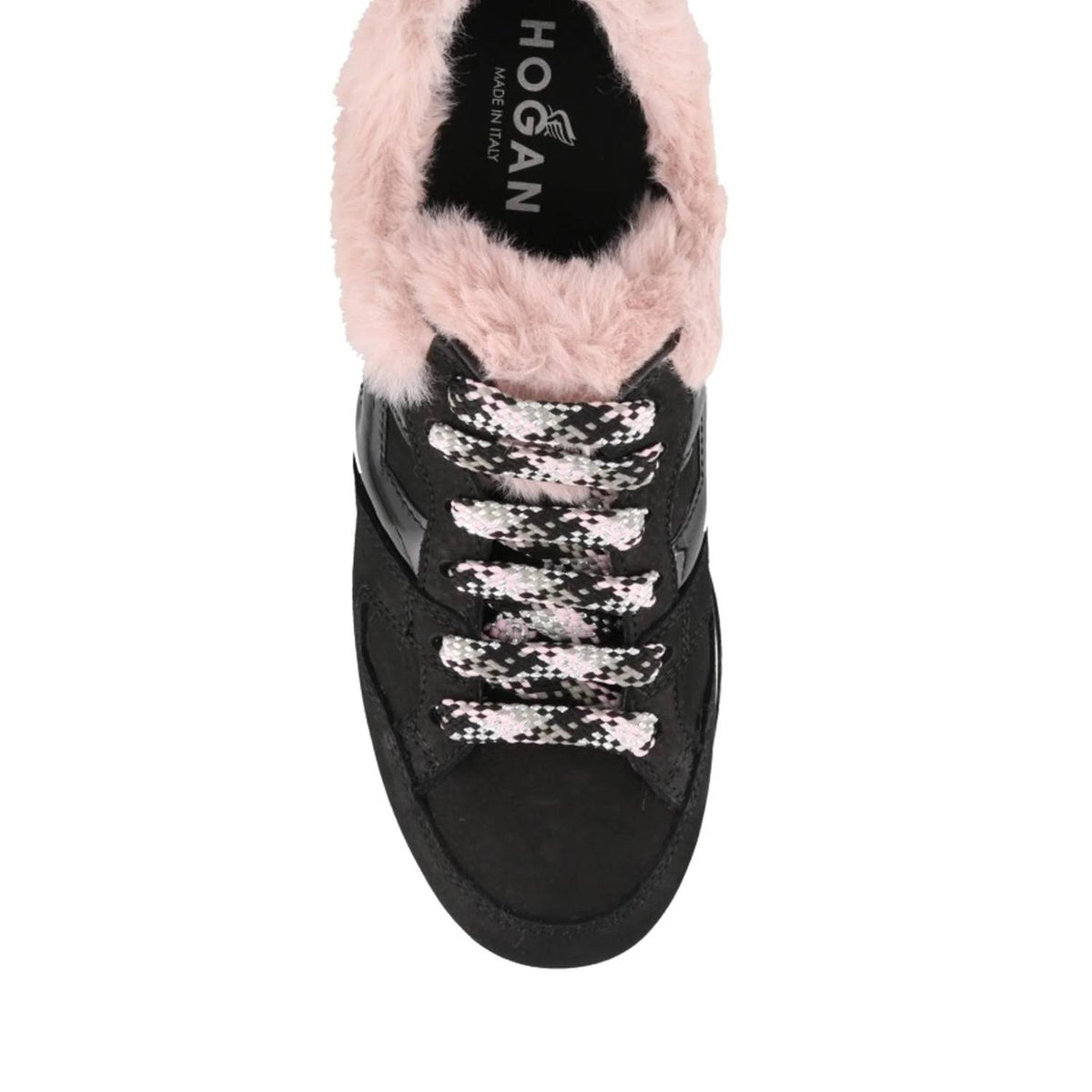 Hogan - Women's Faux Fur Sneakers