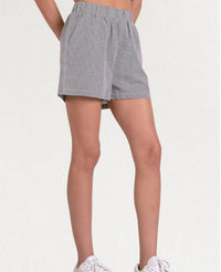 Elan - Elastic Waist Band Seersucker Shorts