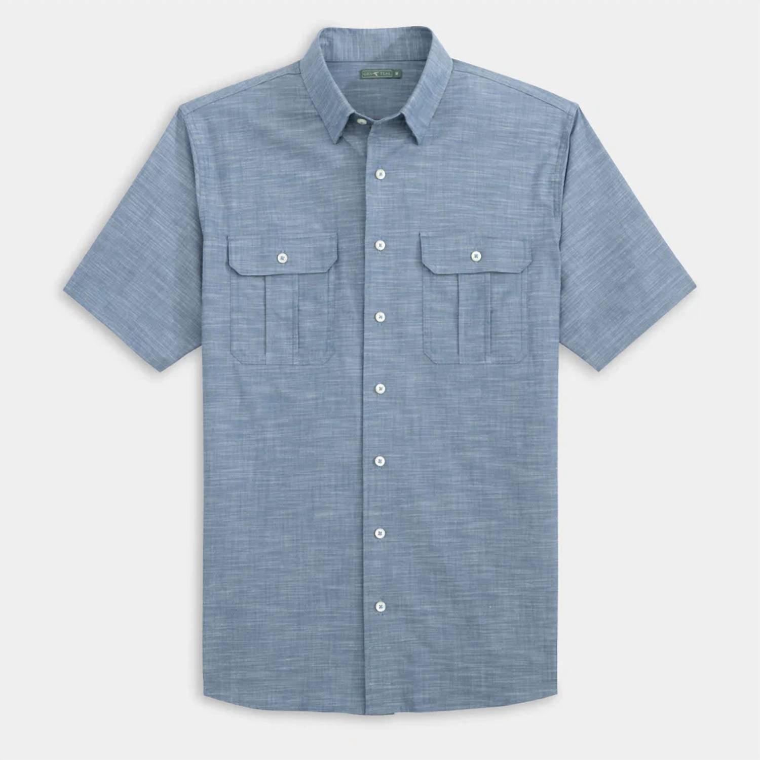 Genteal - Men's Parker Cotton Tencel Short Sleeve Sport Shirt