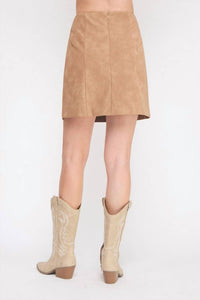 Allie Rose - Vegan Leather Skirt