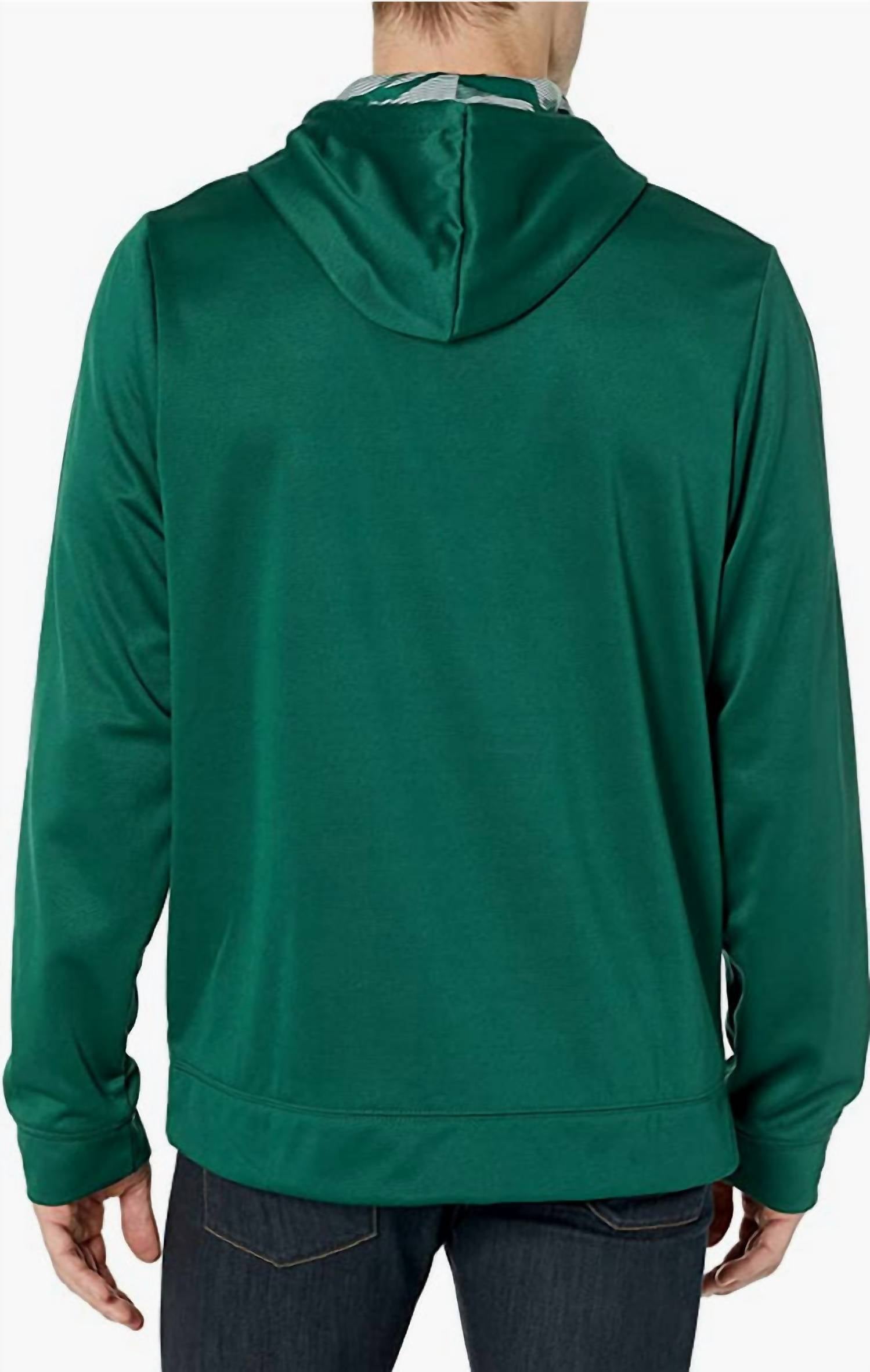 Zubaz - NEW YORK JETS NFL TEAM COLOR HOODIE WITH CAMO LINER