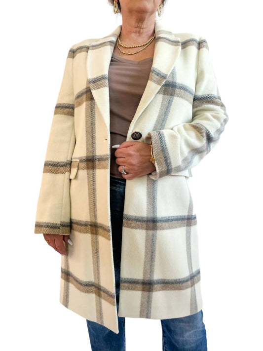 Vilagallo - Plaid Wool Coat