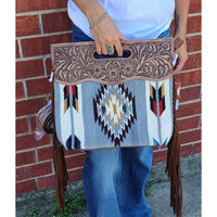 American Darling - Women's Hand-woven Blanket Clutch