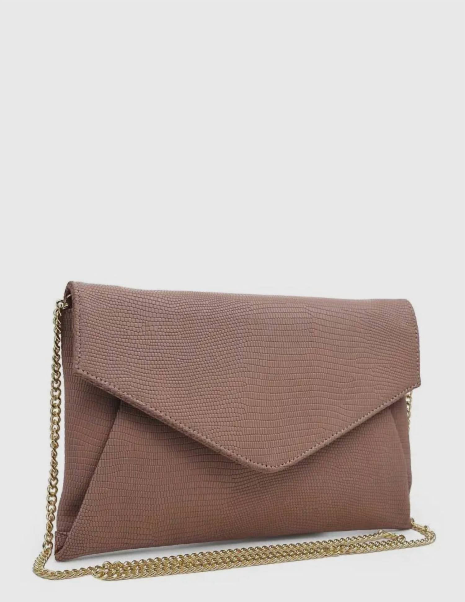 Moda Luxe - Women's Cara Genuine Leather Clutch