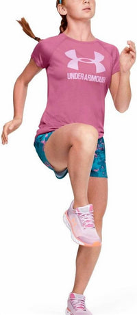 Under Armour - Girls' Big Logo Short Sleeve Tee