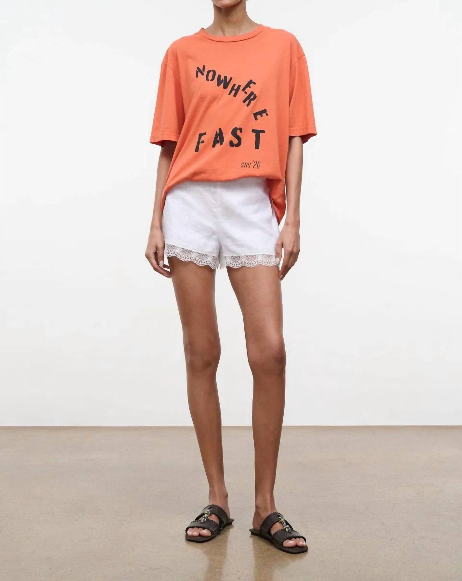 Staud - Von Linen High Waist Short