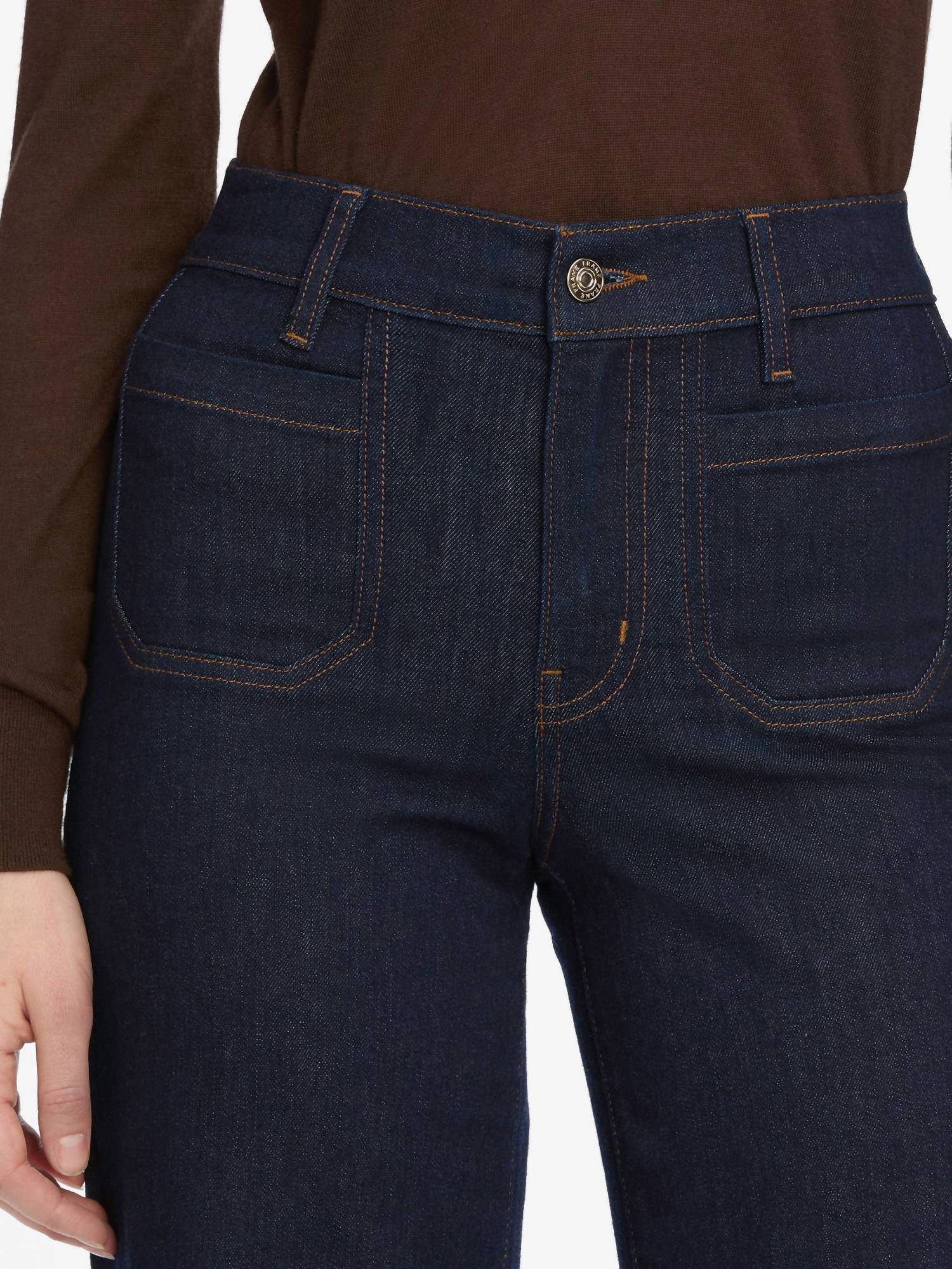 Frame - Le Slim Palazzo Modernist Pocket Jeans