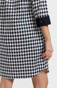 Foxcroft - Sloane Houndstooth Shirtdress