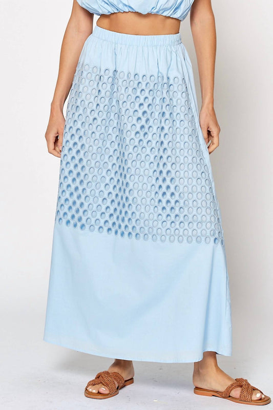 Lalavon - Arie Embroidered Skirt