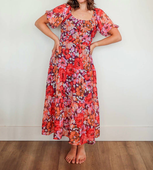 Minkpink - Zanita Tiered Midi Dress