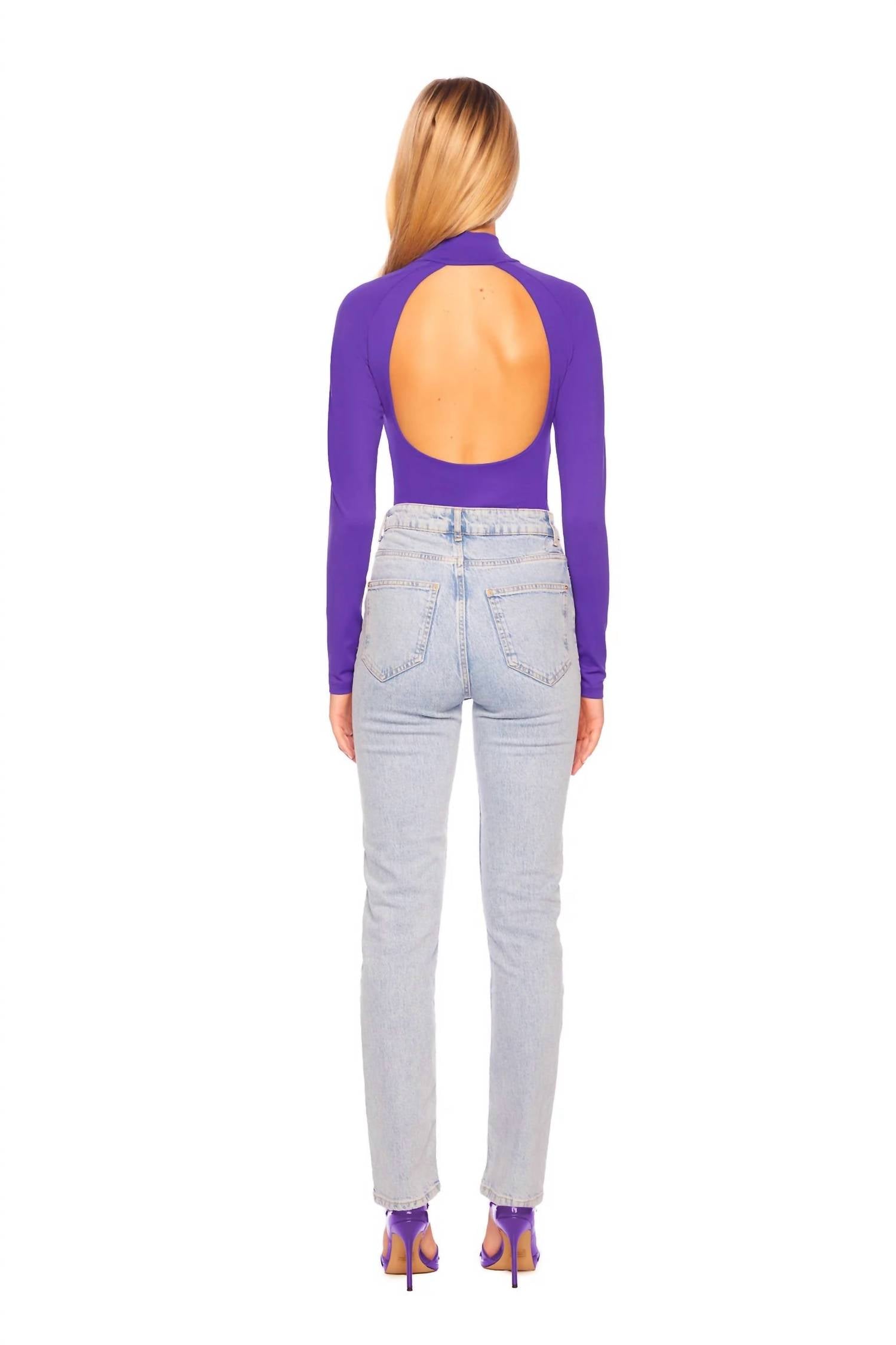 Susana Monaco - Open Back Mock Bodysuit