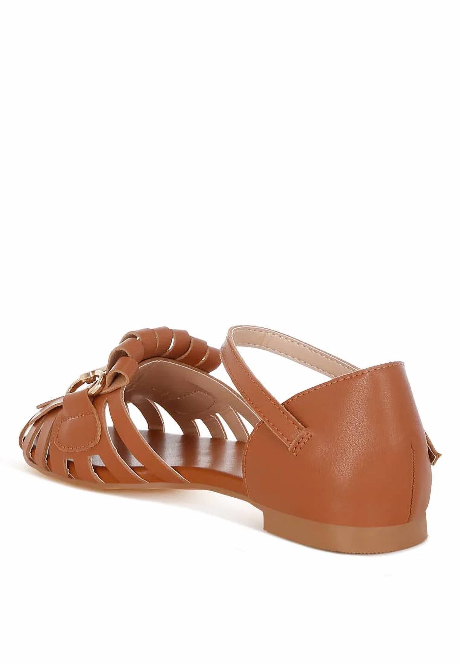 Rag Company - Women's Ramita Horsebit Fringe Flat Sandals