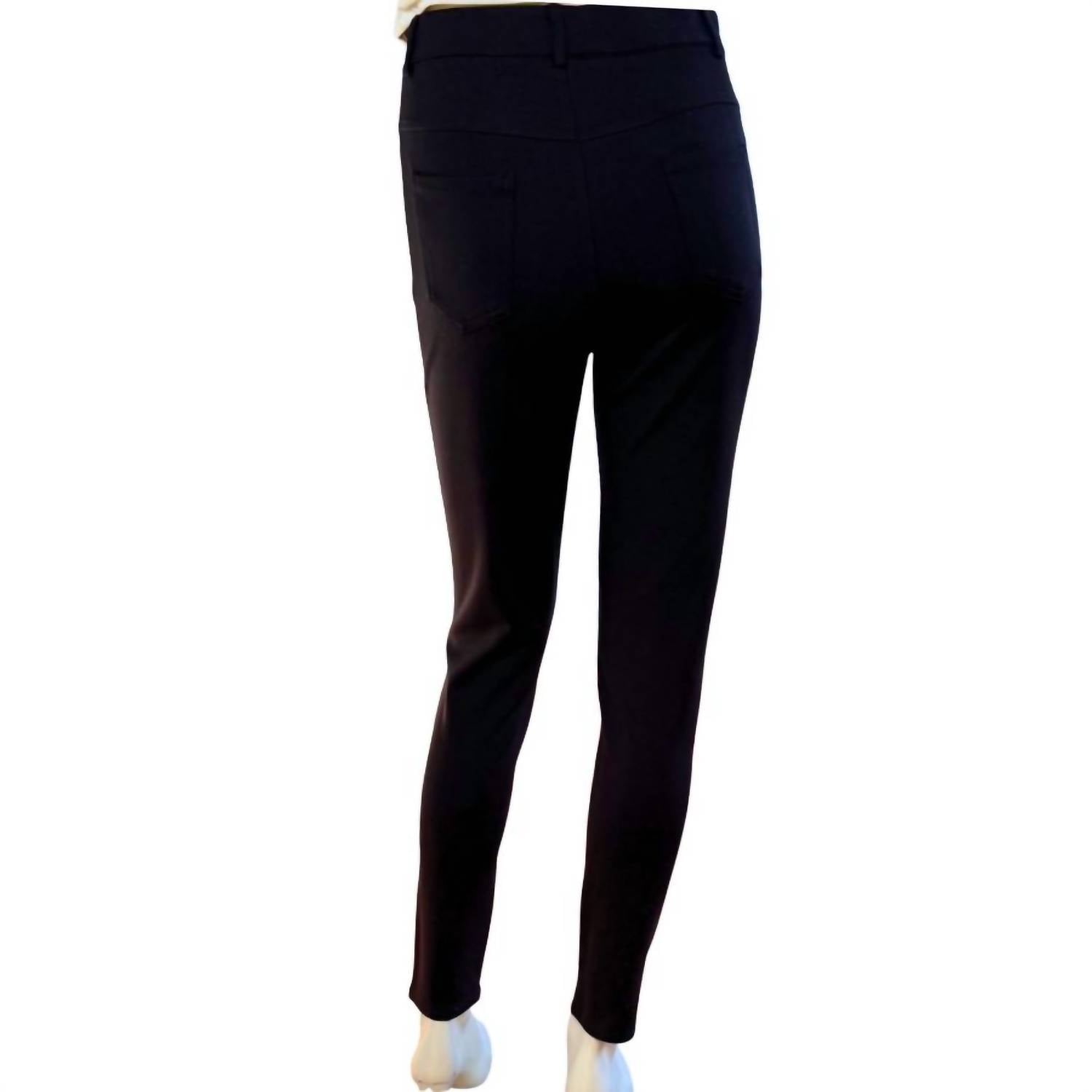 T Tahari - Women's Front Zipper Straight Leg Pants