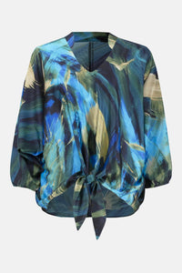 Joseph Ribkoff - Abstract Bohemian Dolman Blouse