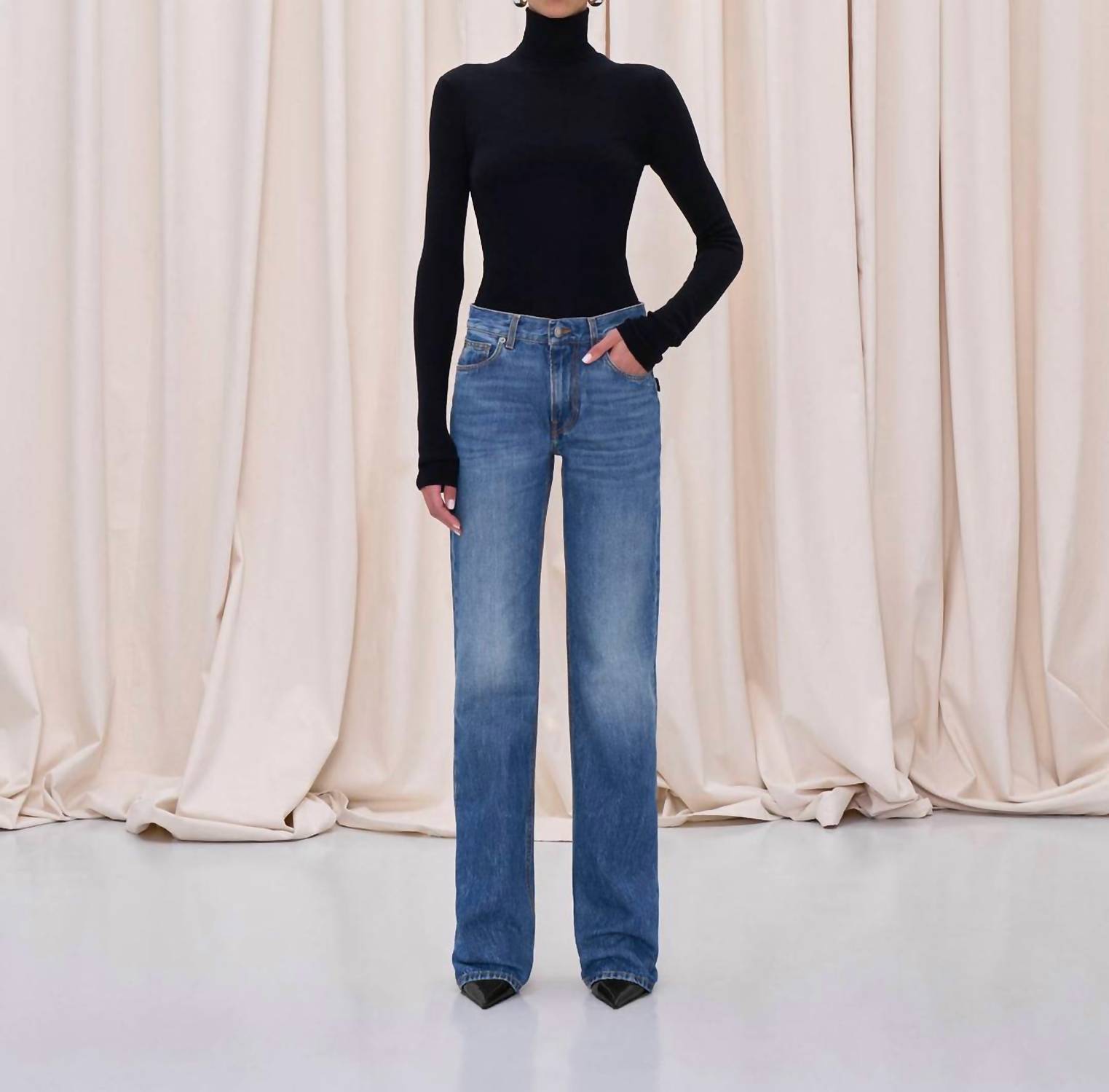 Haikure Star Denim Jean in authentic dark wash - women's jeans