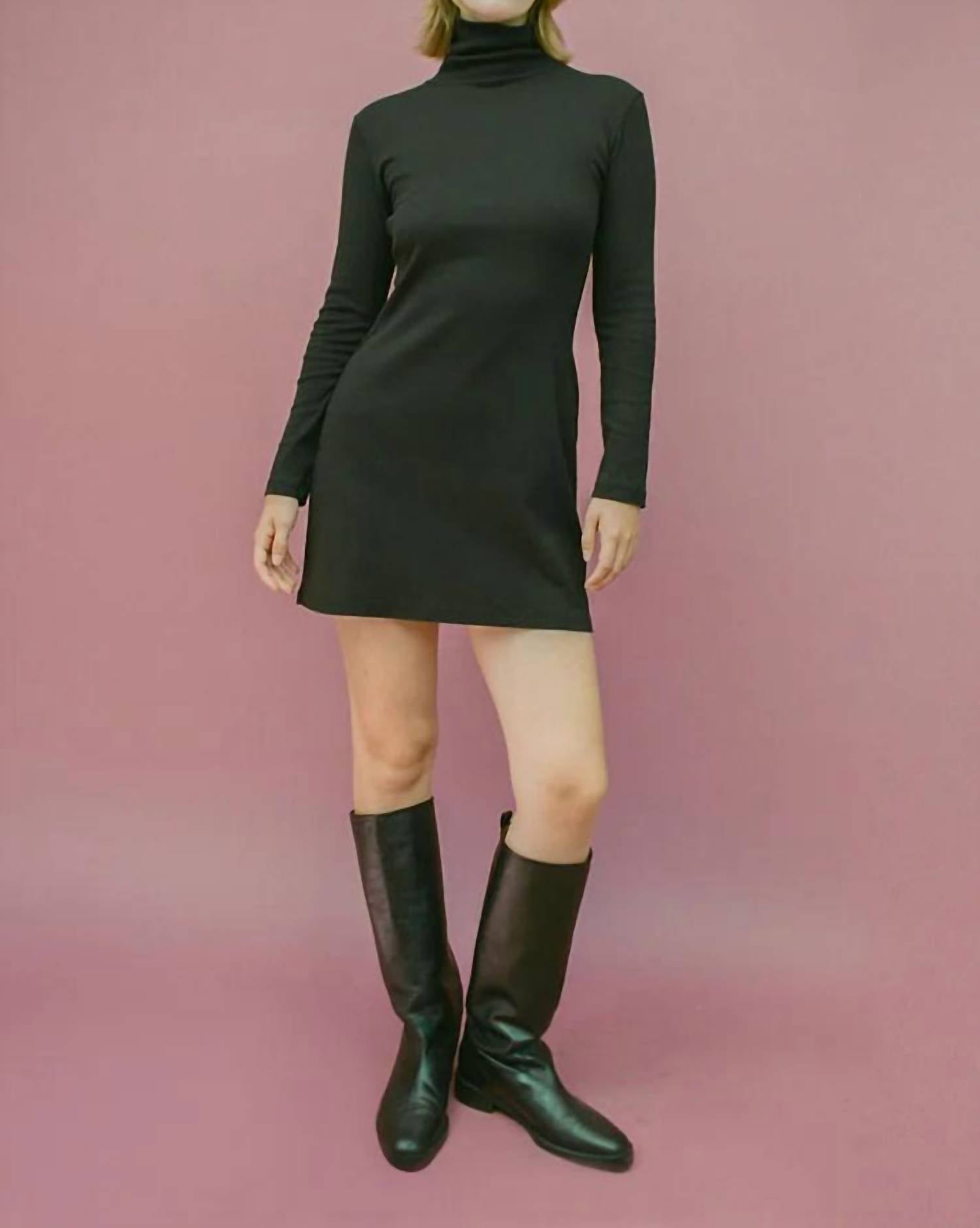 Gil Rodriguez - Bellevue Turtleneck Long Sleeve Mini Dress