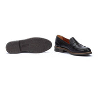 PIKOLINOS Women's Aldaya Flat Moccasins in black - women's shoe - alternate view