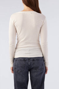 Amo - Sweets Long Sleeve Henley Top