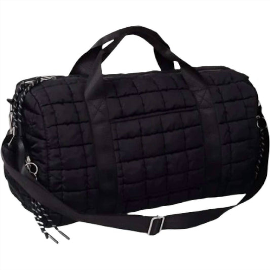 Muddy Carrots - Quilted Puffer Weekender Duffel Bag