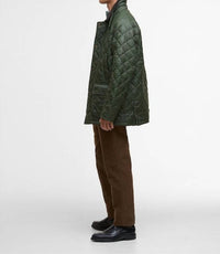 Barbour Essential Bedale Quilted Jacket in olive - men's jacket - alternate view
