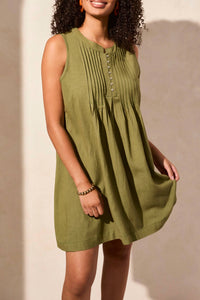 Tribal - Pleated Sleeveless Dress