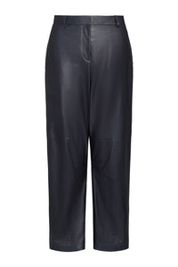 TWP Jett Leather Pant in midnight - women's pants - view 5