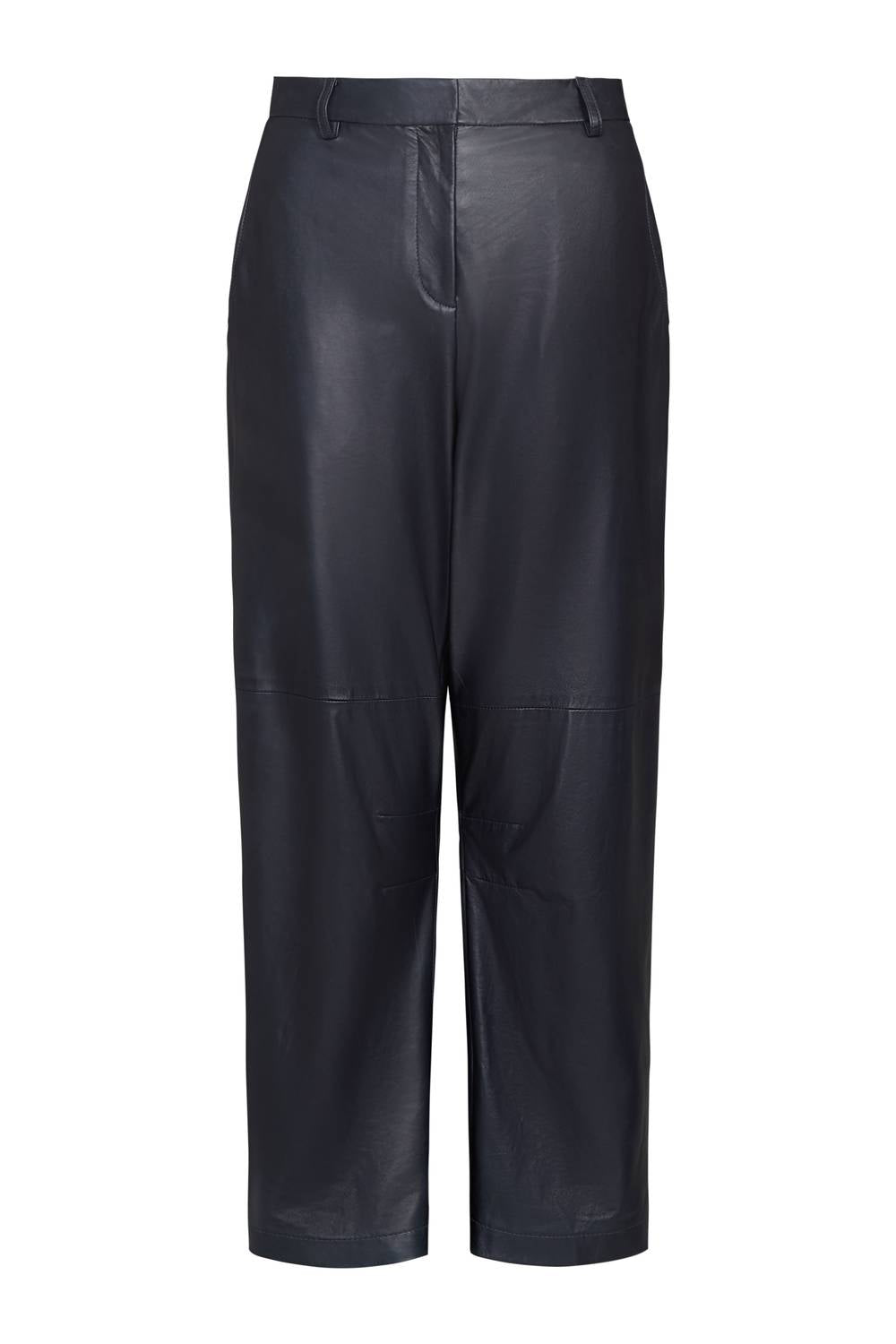 TWP Jett Leather Pant in midnight - women's pants - view 5